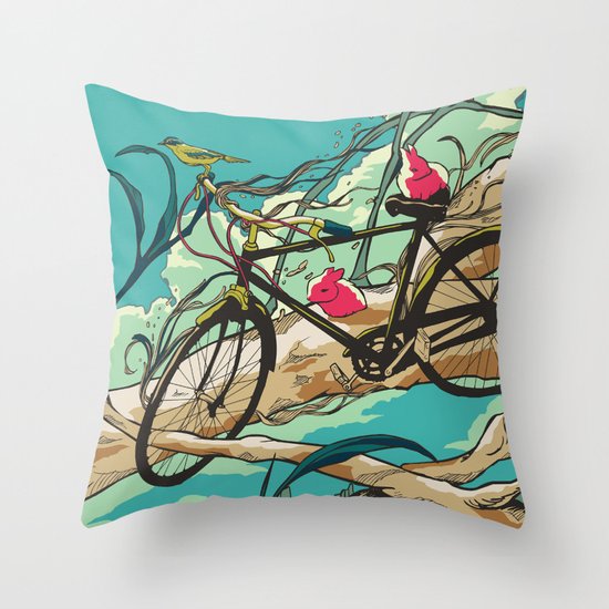 Have a Nice Day Throw Pillow