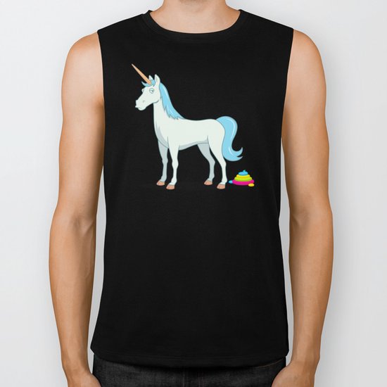 Unicorn Poop Biker Tank