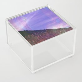 Mountain Landscape in Magical Film Soup Acrylic Box