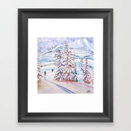 Breaking Trail Framed Art Print