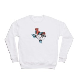 The Heart of Texas (Red, White and Blue) Crewneck Sweatshirt
