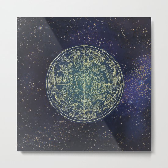 Ancient zodiac Metal Print