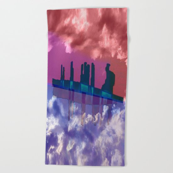 To Venus in a Ship / 28-10-16 Beach Towel