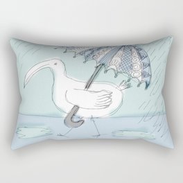 umbrella bird Rectangular Pillow