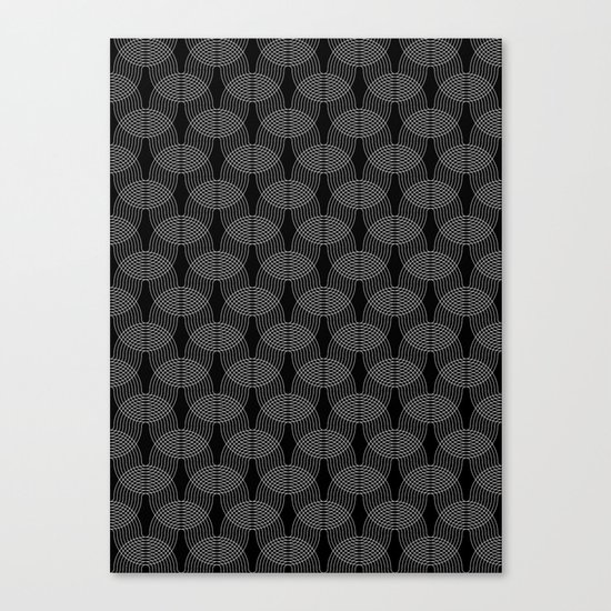 black undulation Canvas Print