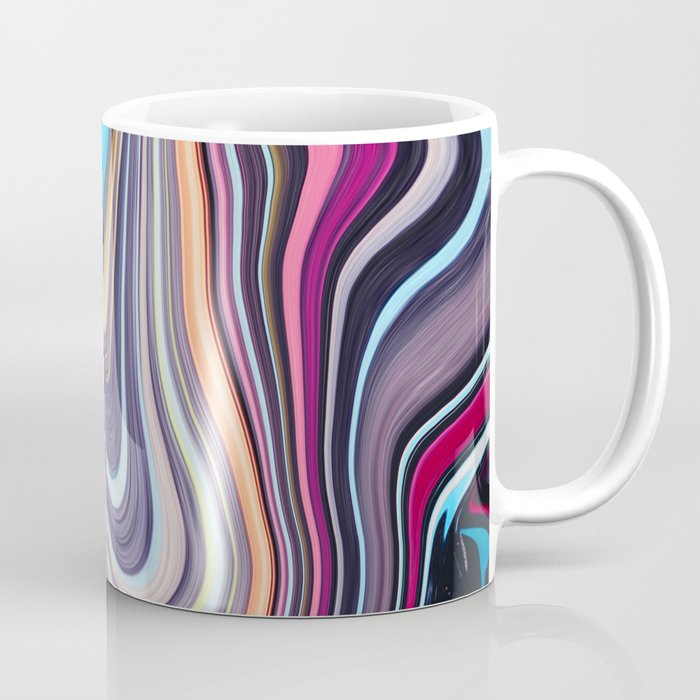 Marble Marbled Abstract Paint LV Coffee Mug by Chrixxi
