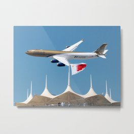 Gulf Air A340-2 Metal Print | Photo, Landscape 