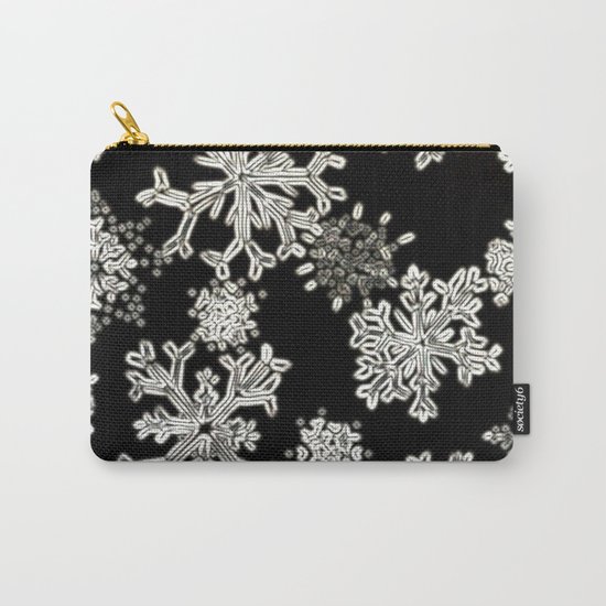 Snowflakes Carry-All Pouch