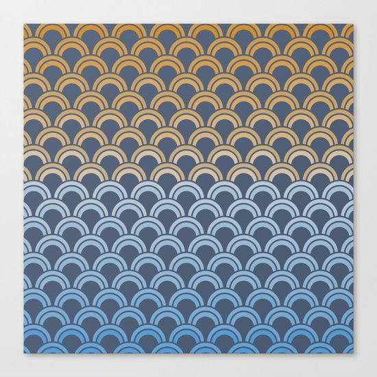 Fish Scale #1 Canvas Print