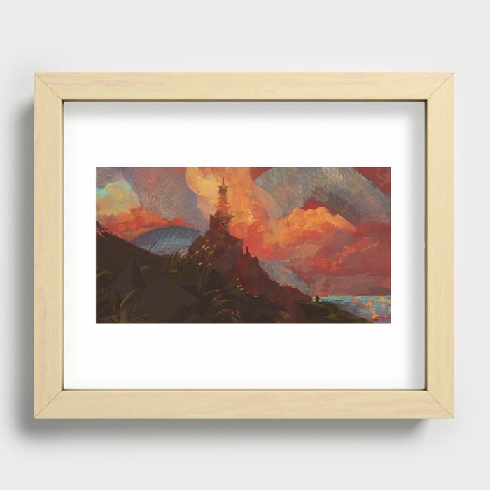 Dragon of the West Recessed Framed Print