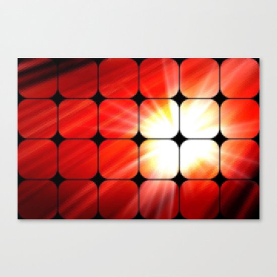 Windows as the sun. Canvas Print