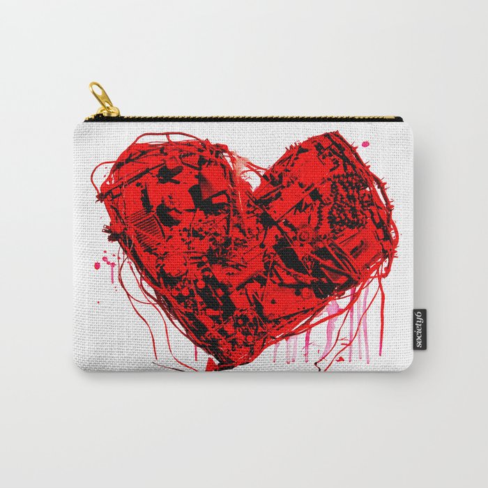 My Heart (all bloody, with like blood and stuff) Carry-All Pouch