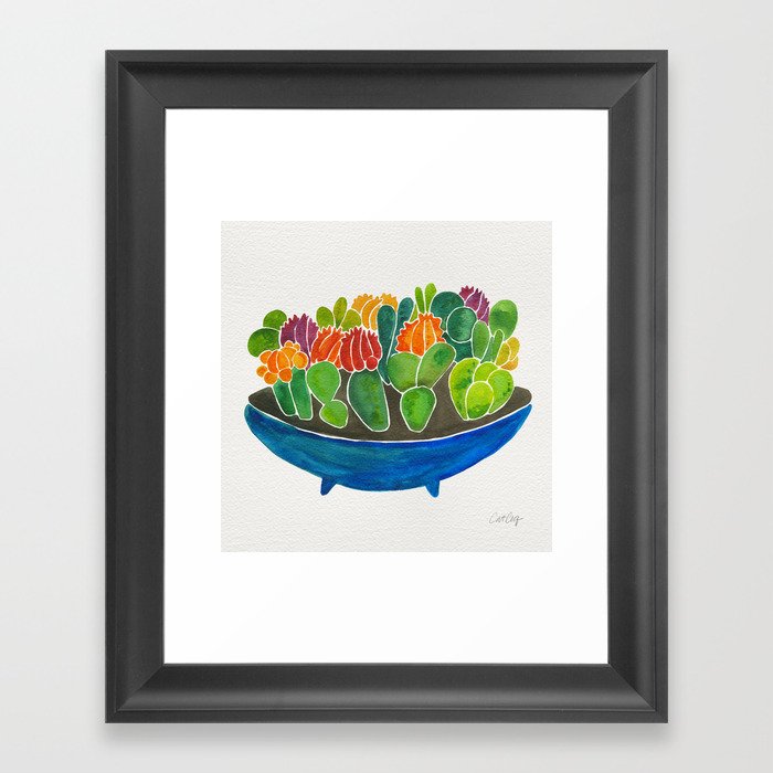 Succulents Framed Art Print