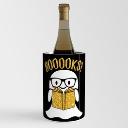 Booooks - book lover Halloween Wine Chiller