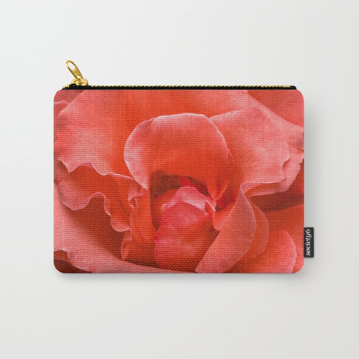 Touch of Class hybrid orange rose is blooming Carry-All Pouch