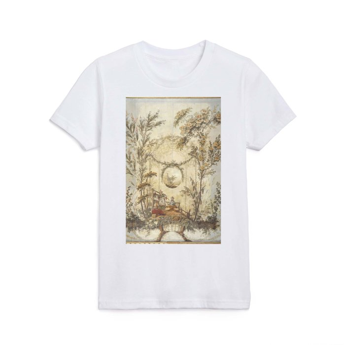 Jean Baptiste Pillement Chinoiserie Antique French Painting Kids T Shirt