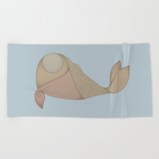 Pyramid Fish Beach Towel