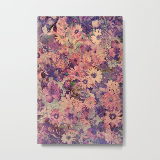 Floral Flood Metal Print