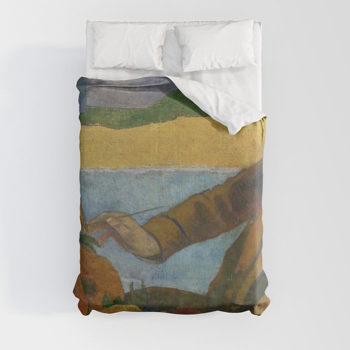 Painter of Sunflowers Duvet Cover