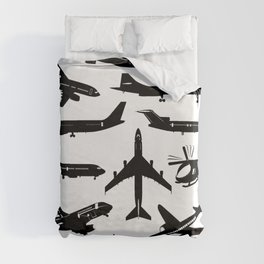 airplanes Duvet Cover