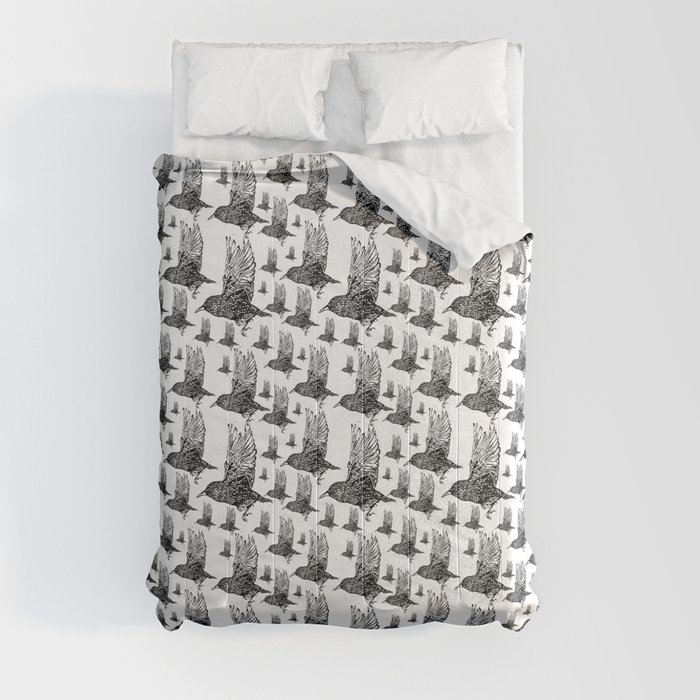 Flock of Starlings / Murmuration Comforter