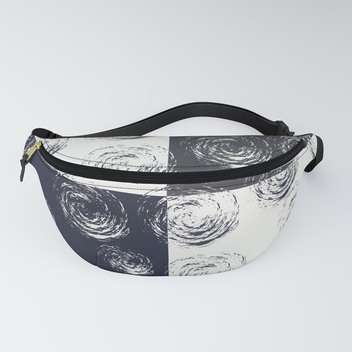 Circular Strokes Patched Pattern I Fanny Pack