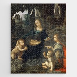 Leonardo da Vinci Vergine delle Rocce Jigsaw Puzzle
