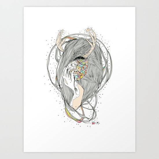 colour blind VII (season of the witch) Art Print