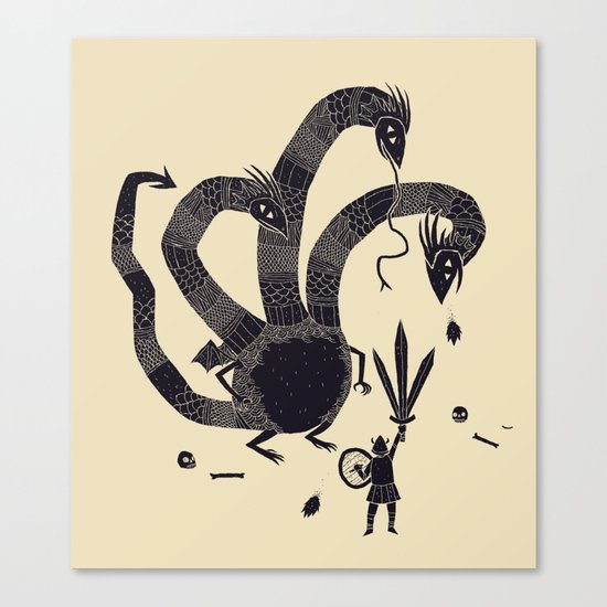 hydra(dark) Canvas Print
