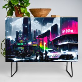 Postcards from the Future - Neon City Credenza