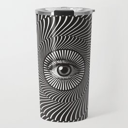 All Seeing Eye - Monochrome Travel Mug