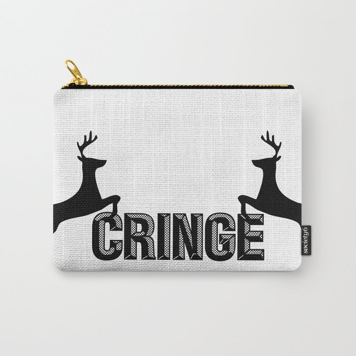 Deer Cringe Carry-All Pouch
