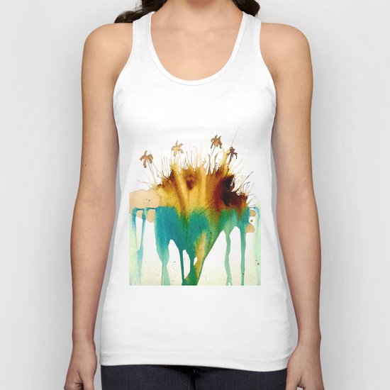 Coffee Island Unisex Tank Top