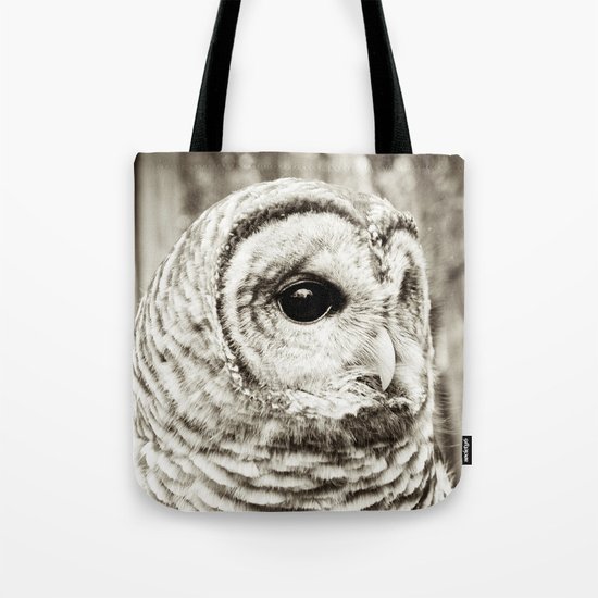 Wise Old Owl Tote Bag