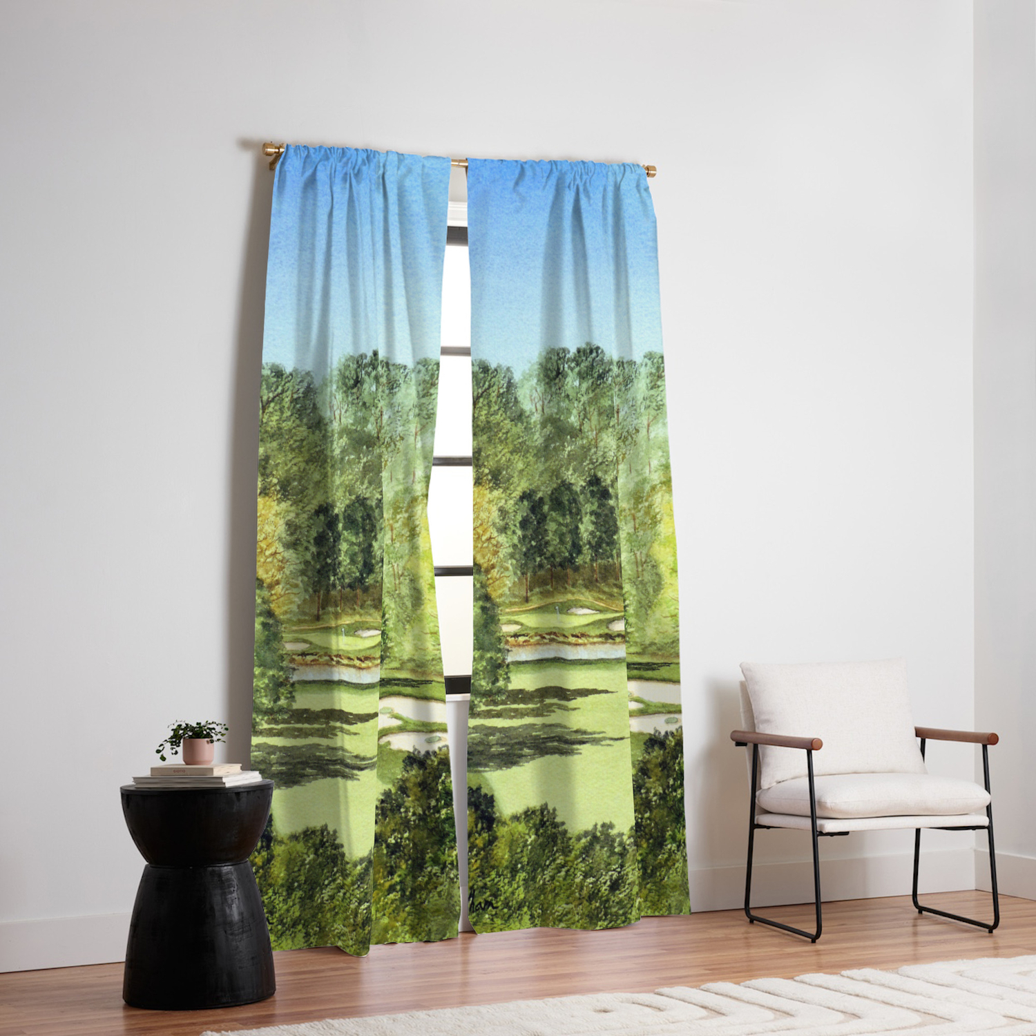 Glen Abbey Golf Course Canada Blackout Curtain By Billholkham