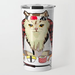 Sushi Cat Travel Mug