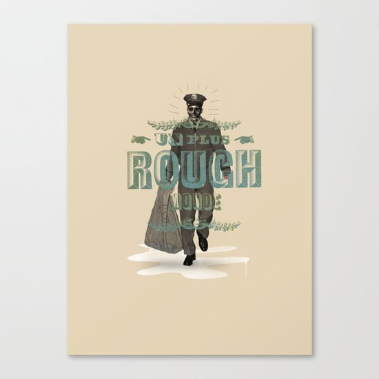 Plus rough world! Canvas Print
