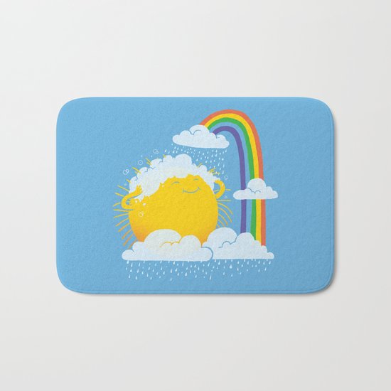 Rainy day Bath Mat