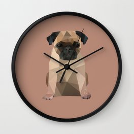 Pug Wall Clock