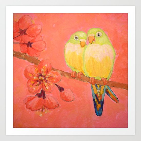 Love Birds Art Print