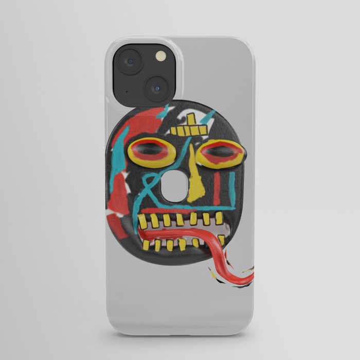 Basquiat "Q" letter iPhone Case