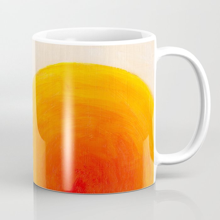 Rising sun gradient - Abstract oil painting Coffee Mug