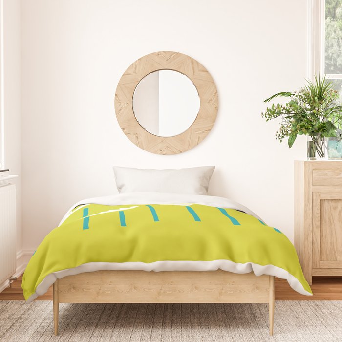 Chartreuse Teal And White Tropical Plants Duvet Cover By Emmafreemanart Society6 White Tropical Plants Duvet Cover, Chartreuse Bedding Plants