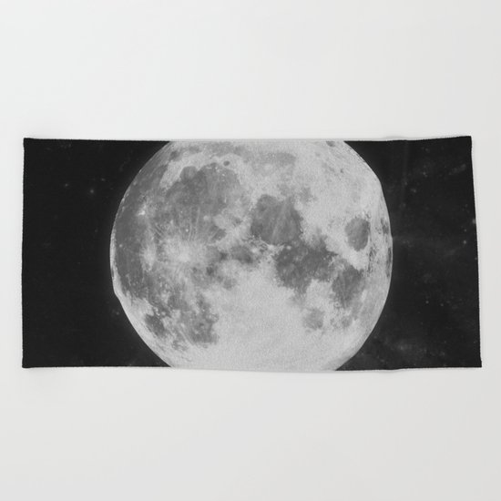 The Moon Beach Towel