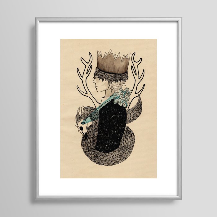 RAT KING Art Print by Lena Hirsch