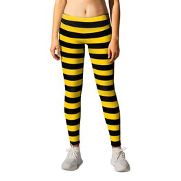 Iowa Team Colors Stripes Leggings