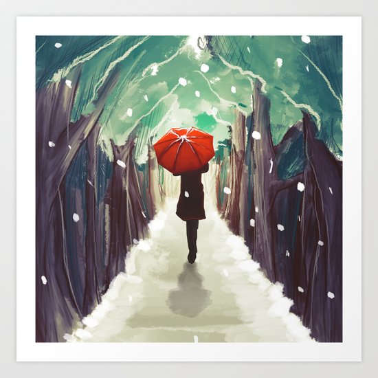 Red Art Print