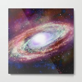 Galaxy Metal Print | Pattern, Photo, Core, Illustration, Sci-Fi, Galaxy, Galaxies, Digital Manipulation, Digital, Space 