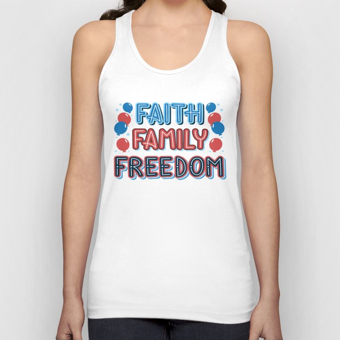 Faith Family Freedom Tank Top