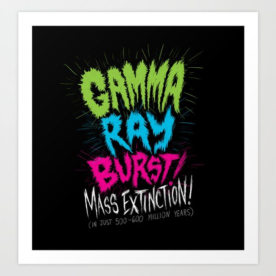 Gamma Ray Burst Art Print